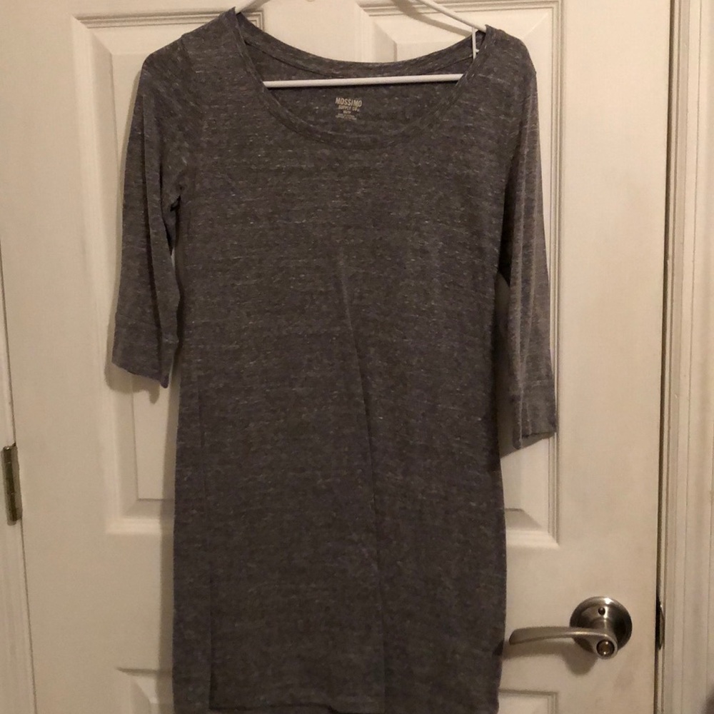 Heather Grey T-shirt Dress